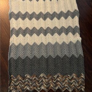 Handmade chair throw